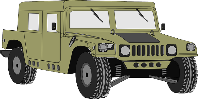 kreslený vůz Hummer